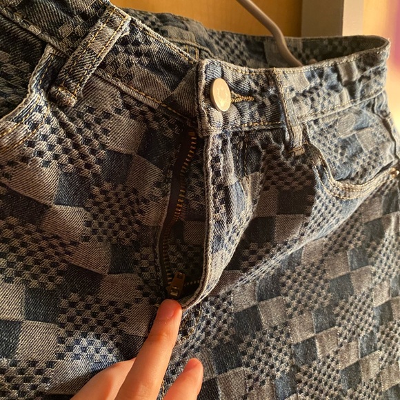 funky pattern boyfriend jeans - Picture 2 of 4